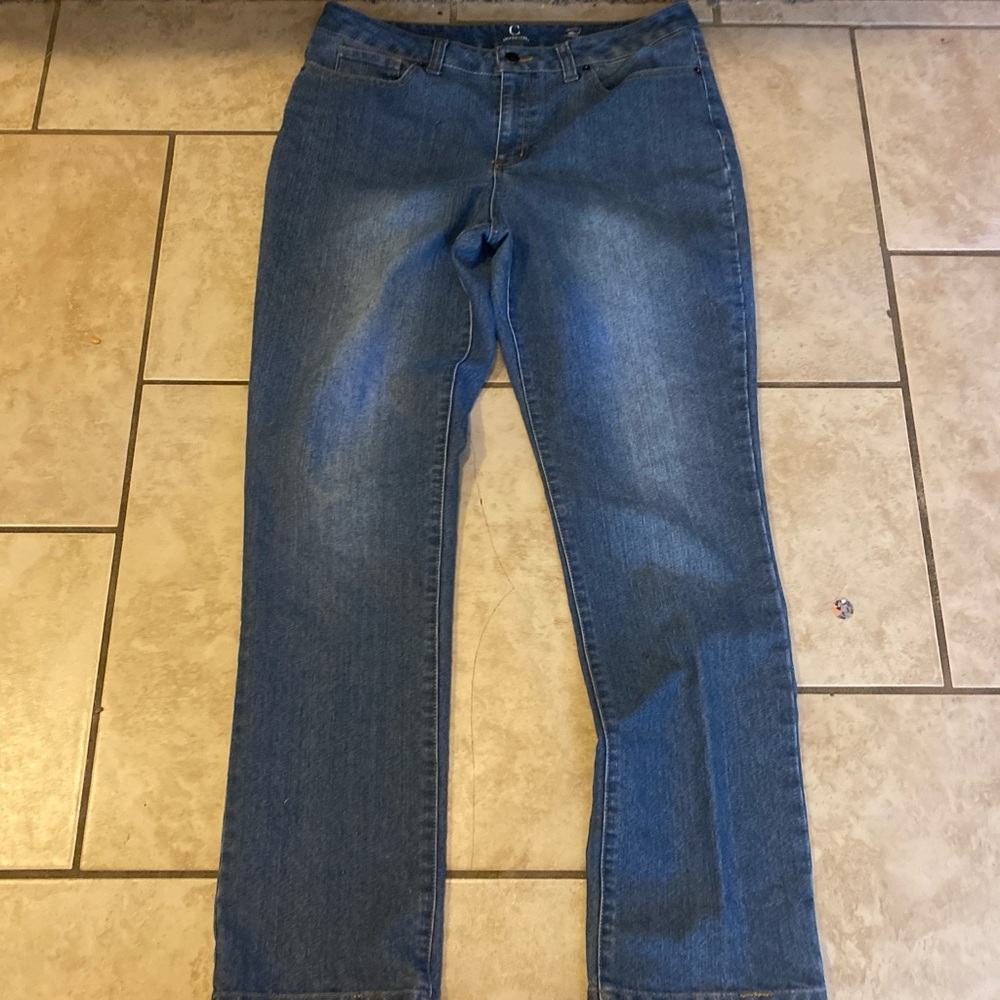 Chadwicks Blue Straight Leg Jeans Classic Style